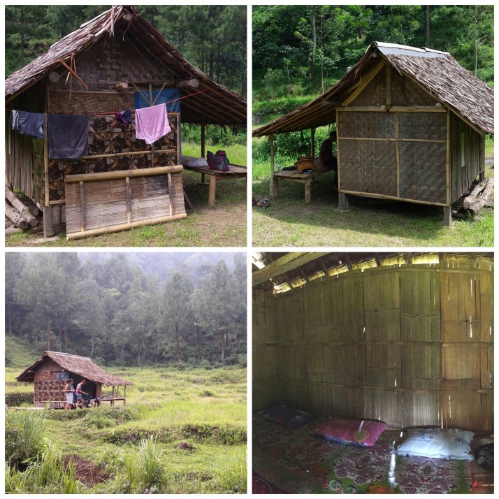 Java Gunung Salak hut collage
